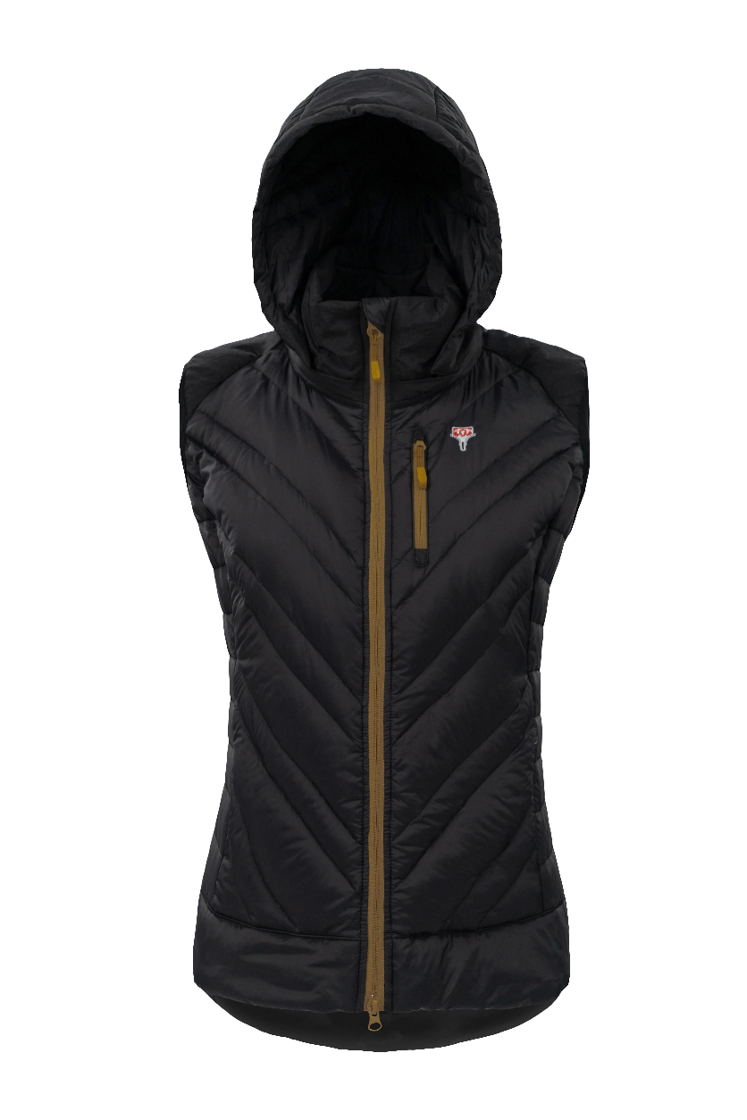 Grüezibag Lightful DownWool Vest W Black - Mustard