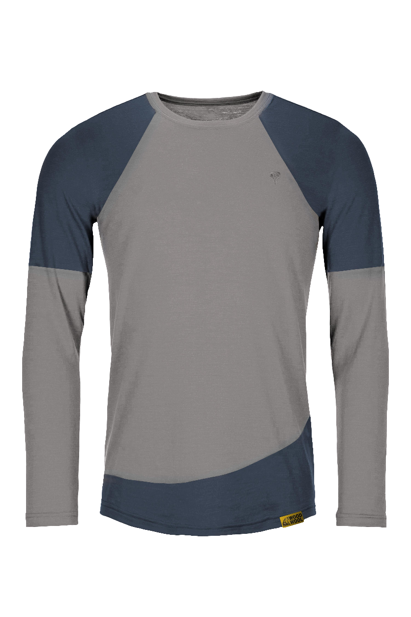 Grüezibag WoodWool Longsleeve Mr. Picard Slate Grey