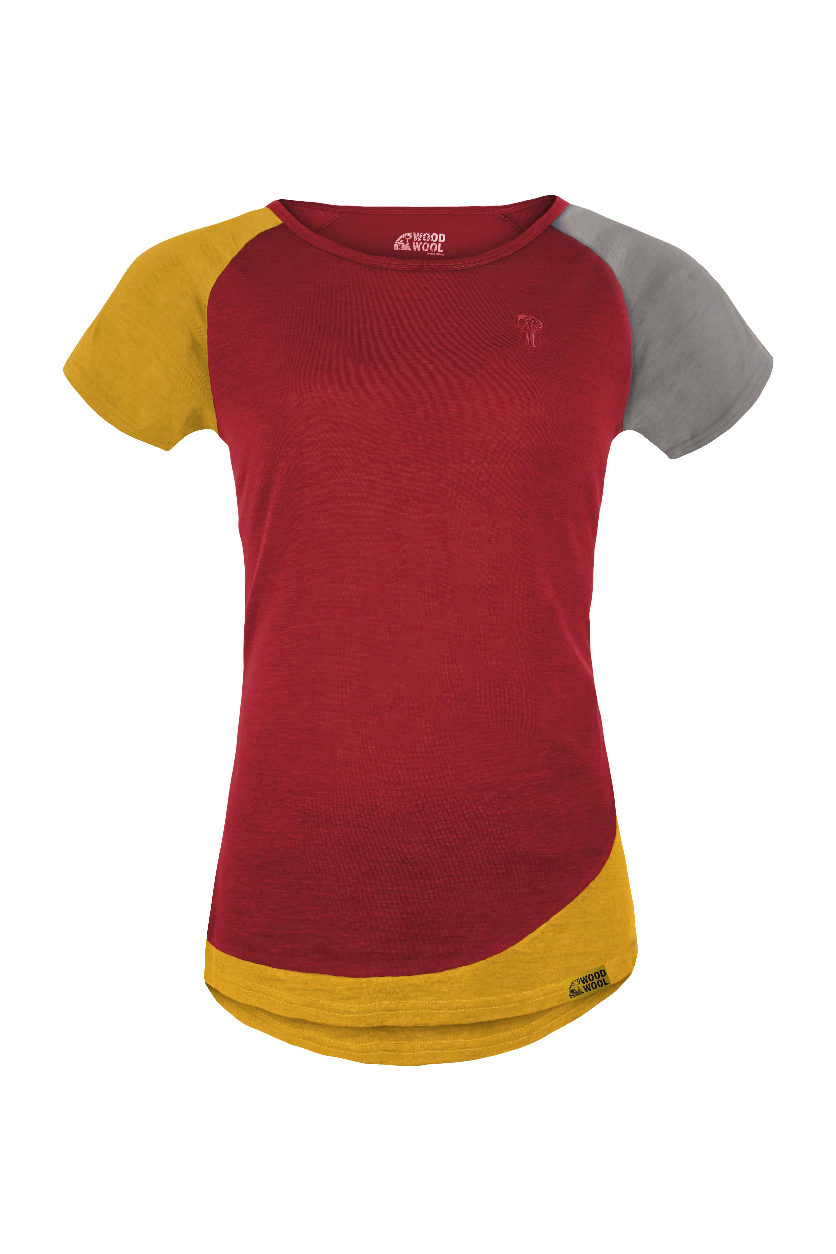 Grüezibag WoodWool T-Shirt Lady Janeway Fired Red Brick