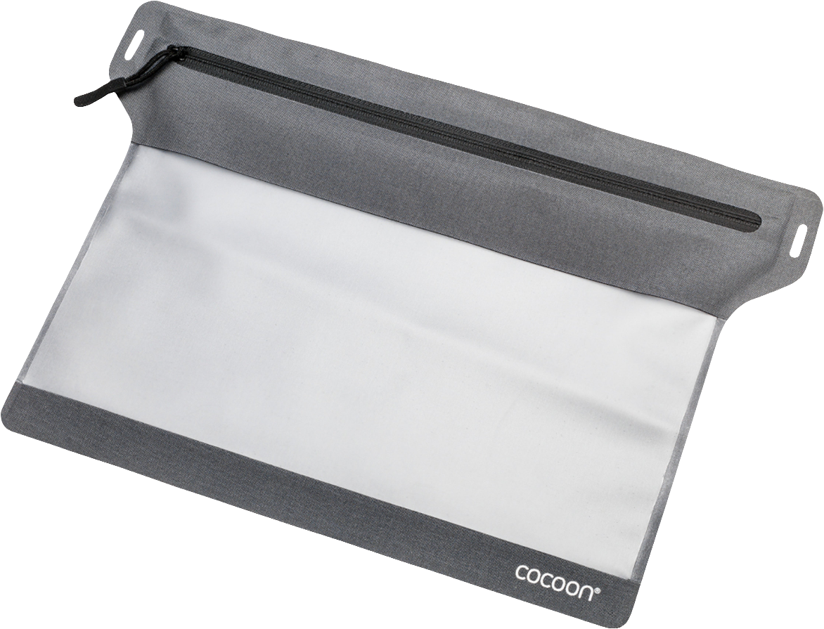 Cocoon Zippered Flat Document Bags Size M grey/black