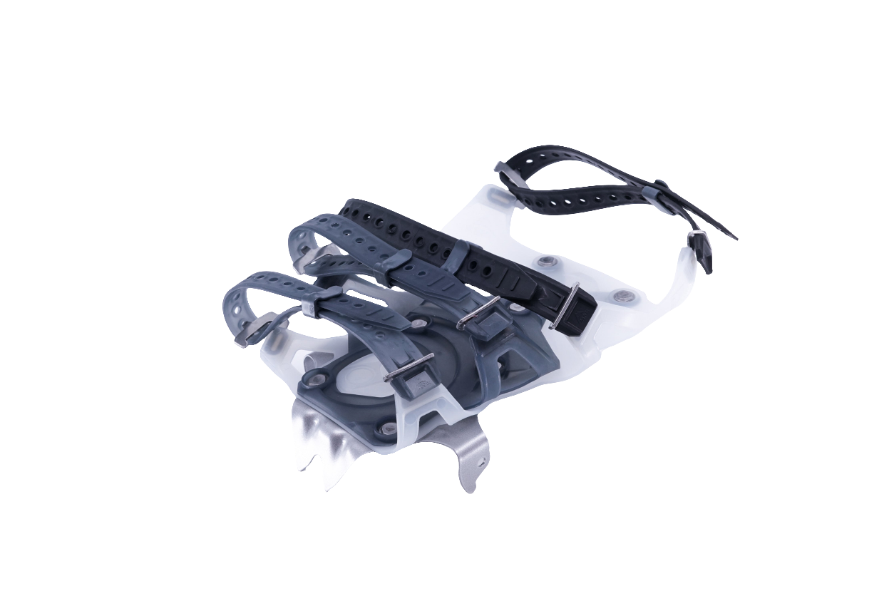 MSR Binding PosiLock AT Lightning Ascent 3 Strap Mens Left Gray Crampon (128mm)