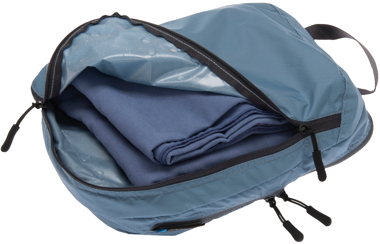 Cocoon Two-in-One Separated Packing Cube Light Size L ash blue