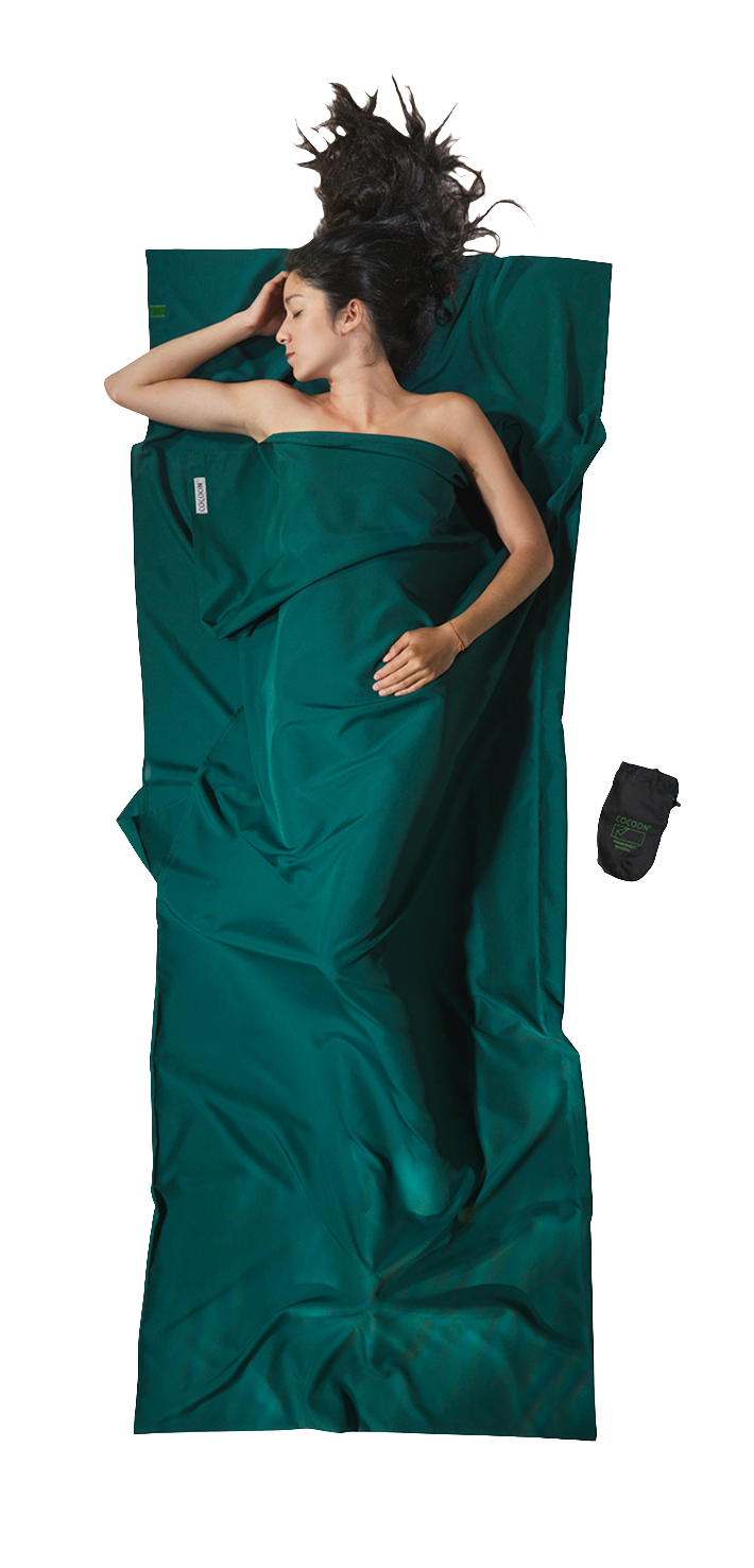 Cocoon Microfiber TravelSheet moss green