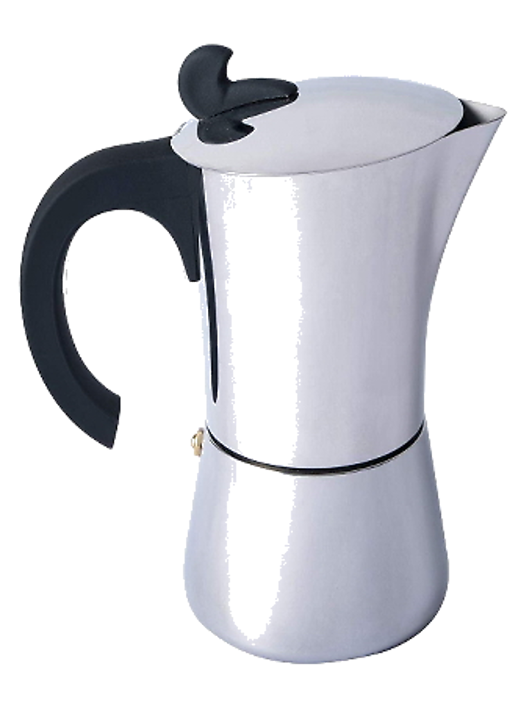 Espresso Maker Edelstahl 4 Tassen
