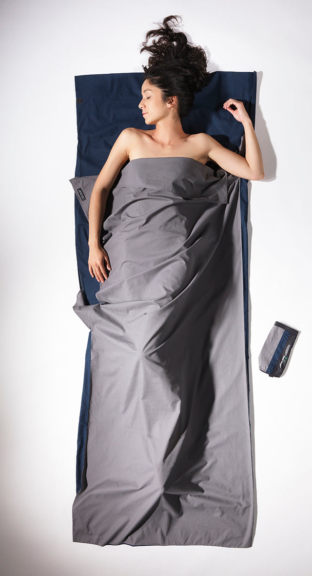 Cocoon Cotton TravelSheet tuareg / elephant grey