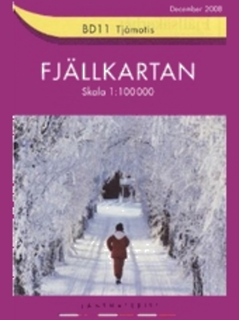 Fjällkarten BD11 Tjåmotis