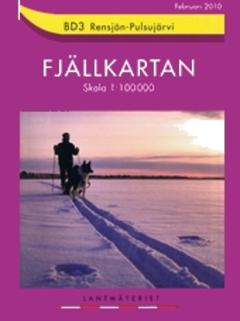 Fjällkarten BD3 Rensjön