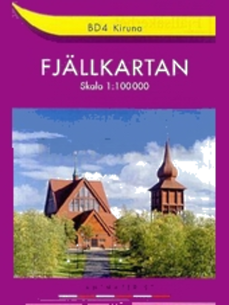 Fjällkarten BD4 Kiruna