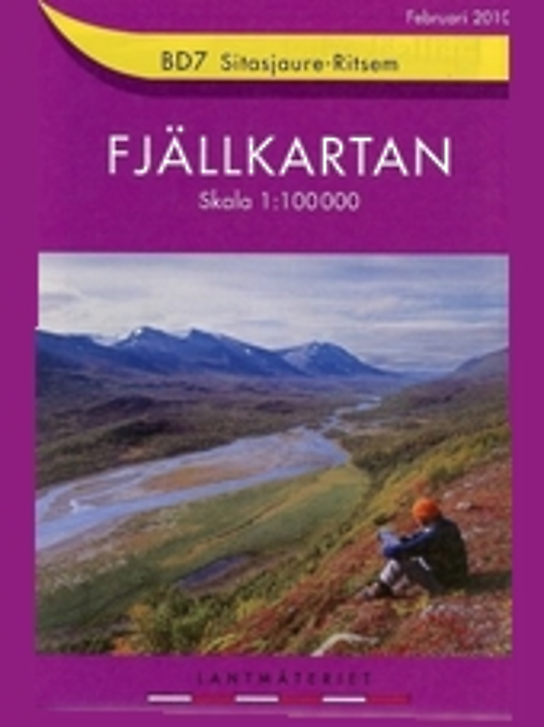 Fjällkarten BD7 Sitasjaure