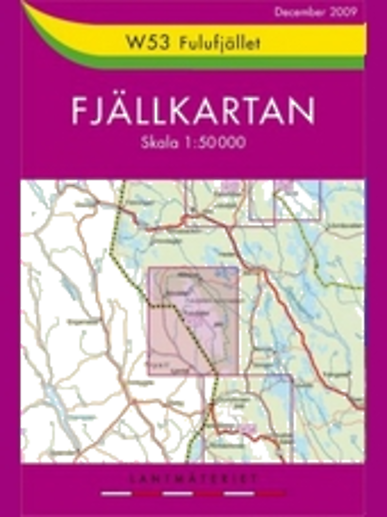 Fjällkarten W53 Furufjället