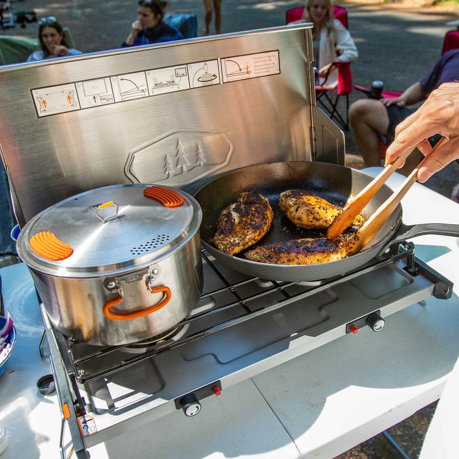 GSI Glacier Stainless Base Camper Large