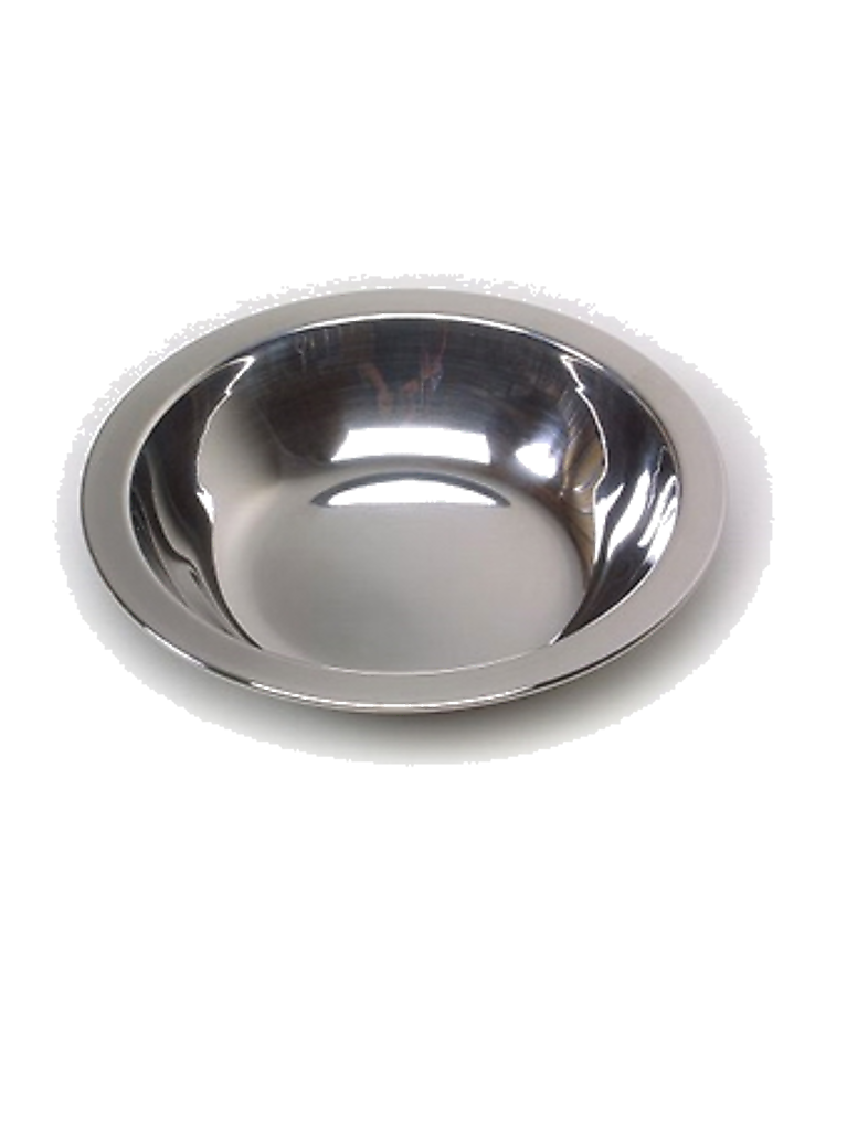 Edelstahlteller Tief