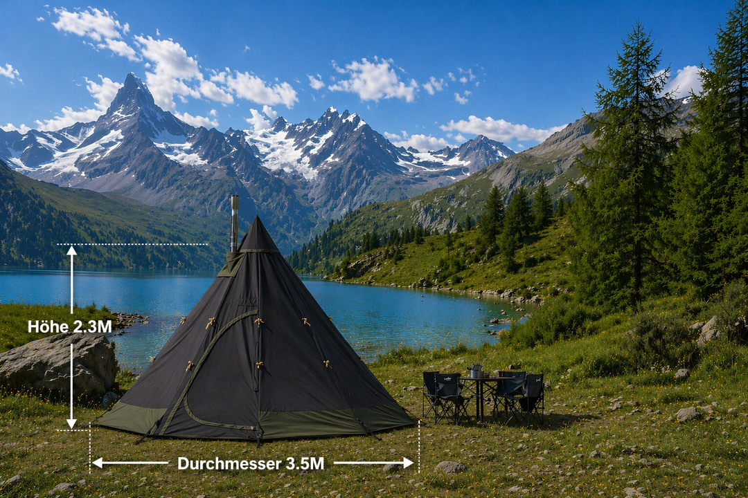 W23© Tipi Zelt/002 Olive