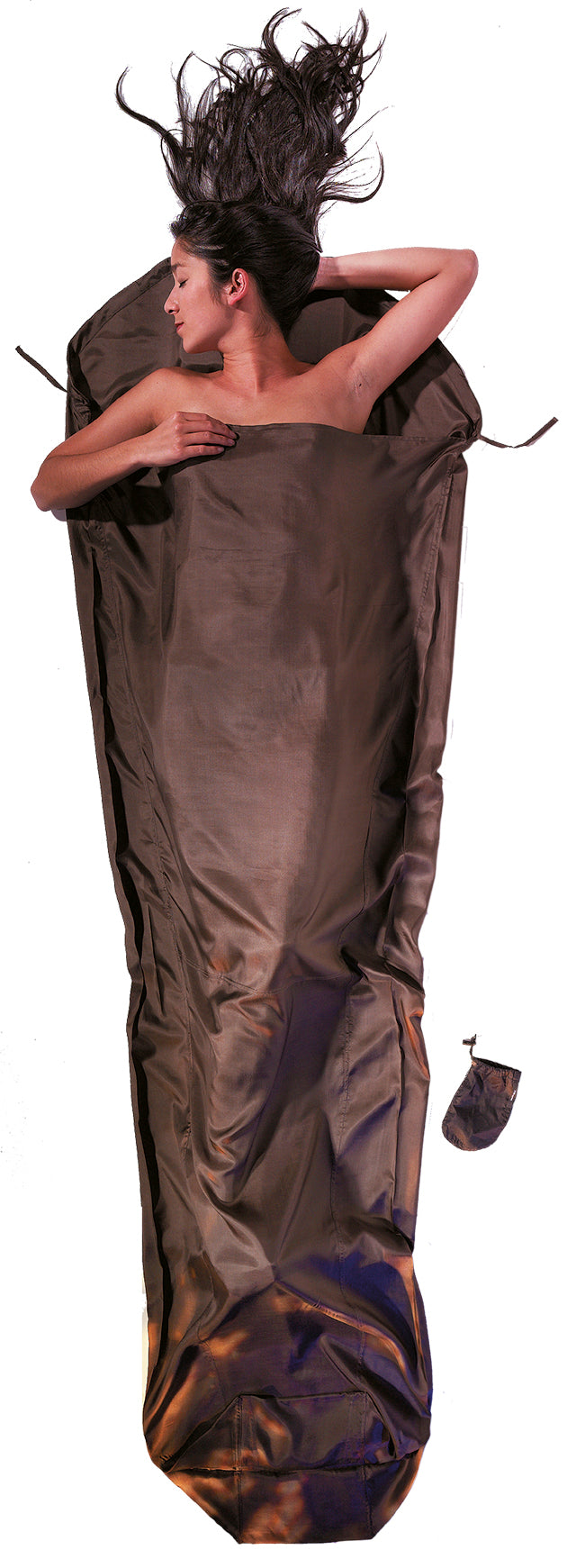 Cocoon Silk MummyLiner, muddy elephant