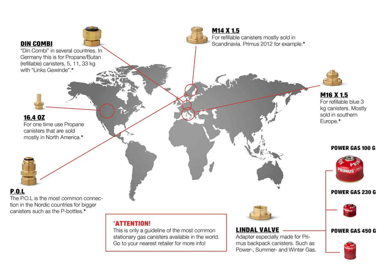 Primus Kocher Zubehör Adapter f.Kinjia und Tupike