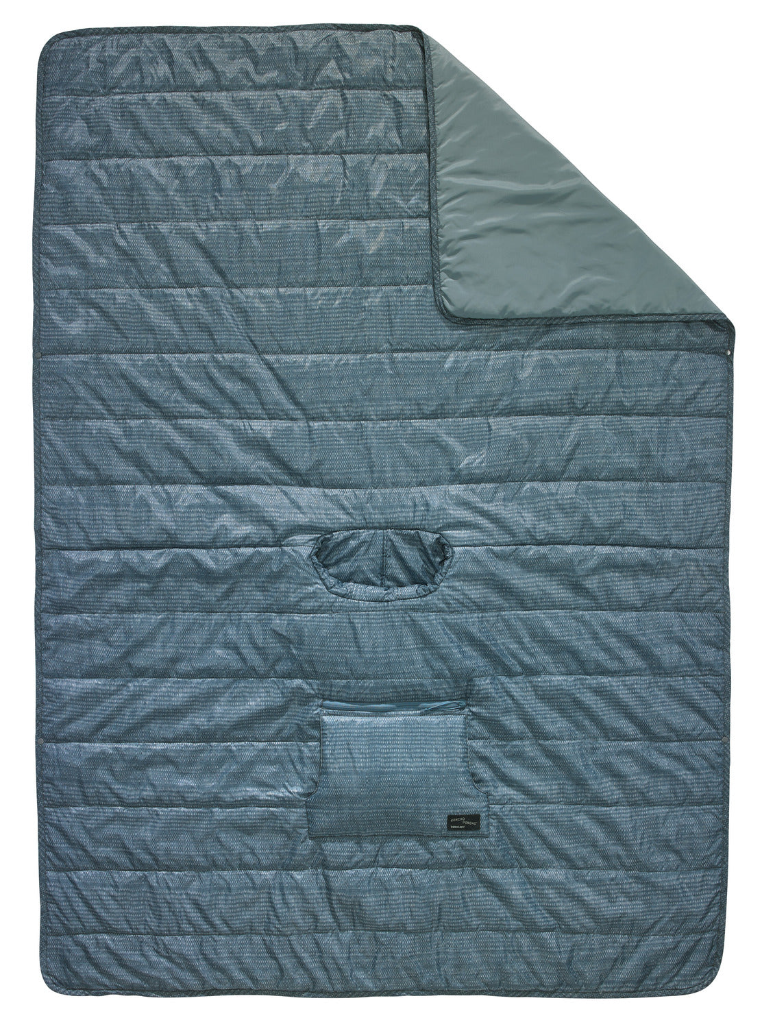 Thermarest Honcho Poncho Blue Woven Print