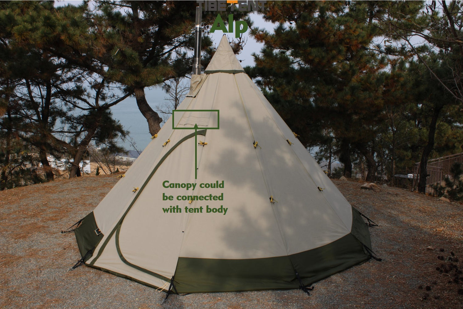 Tibetent Tipi 9 Alp Pro Ausstellungszelt Neuwertig