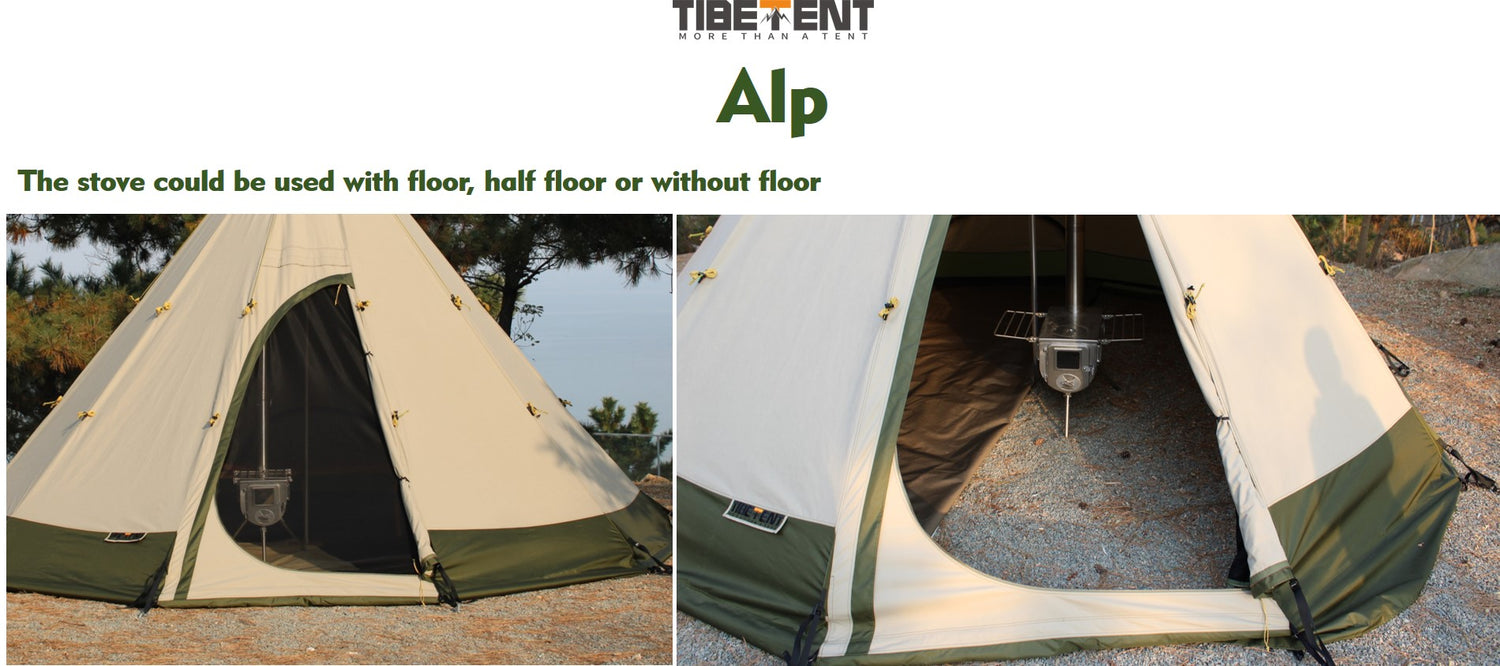 Tibetent Tipi 9 Alp Pro Ausstellungszelt Neuwertig