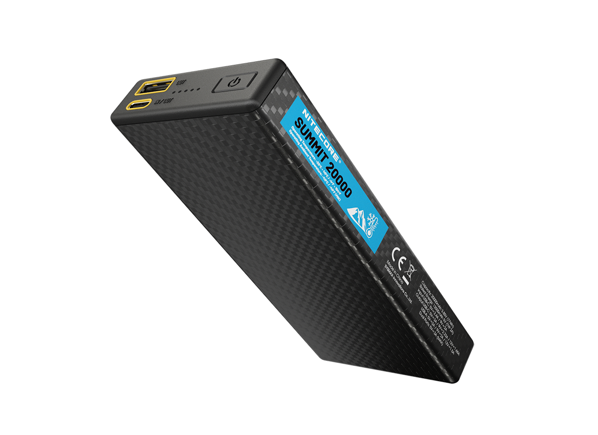 Nitecore Powerbank SUMMIT20000 – 20.000 mAh, kältebeständig bis −40 °C