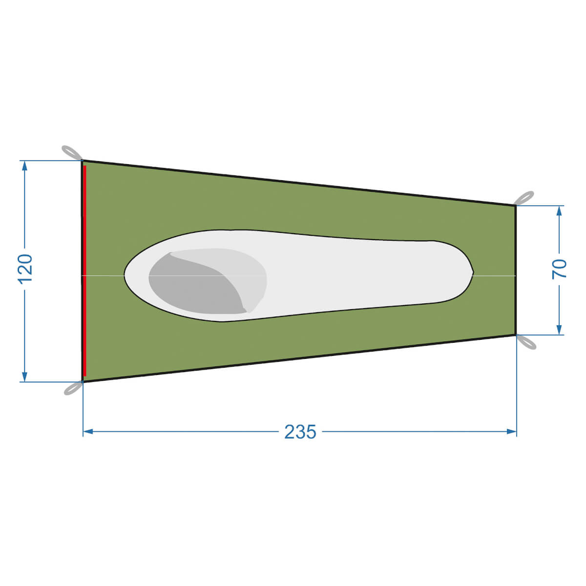 Tatonka Single Mesh Tent Ultraleichtes Moskitozelt