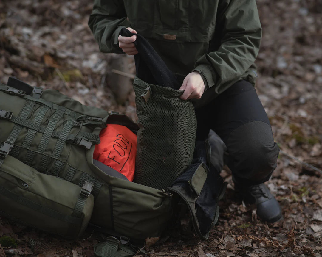 Savotta Rolltop Stuffsack Mesh 40L Olive