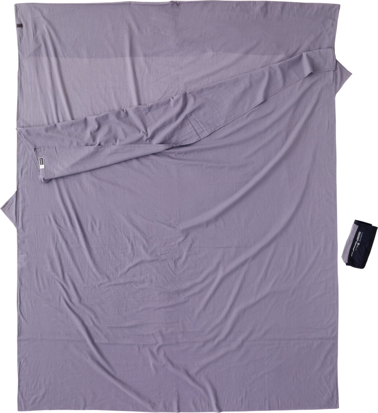Cocoon Egypt. Cotton Insect Shield TravelSheet Double Size elephant grey