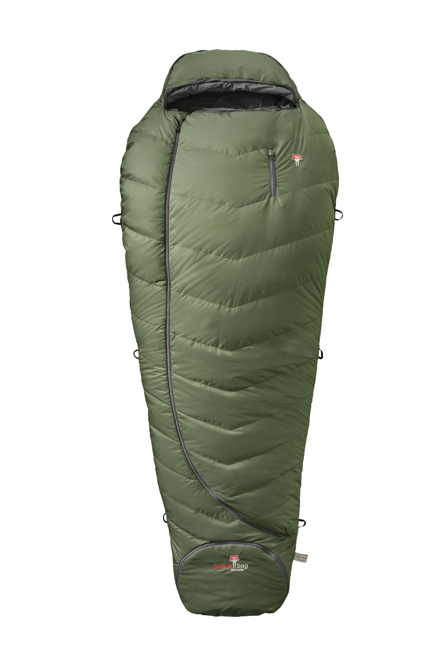 Grüezibag Biopod Wolle Survival Ice XXL Wide -12 °C