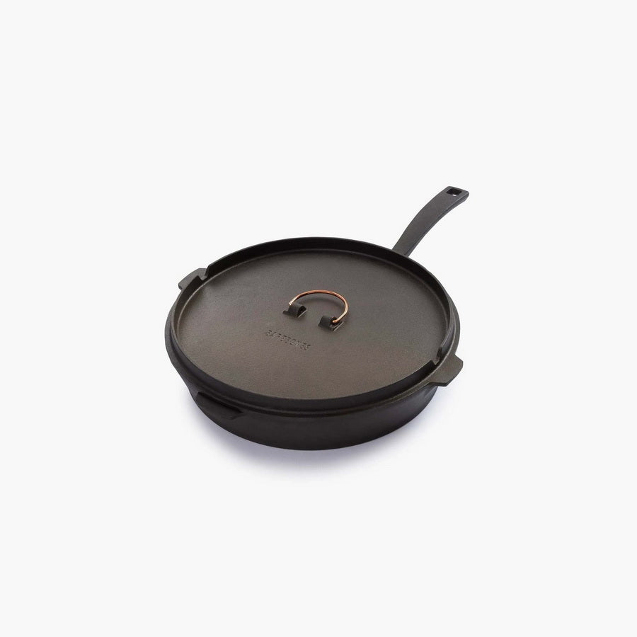 Barebones Gusspfanne mit Deckel  30cm