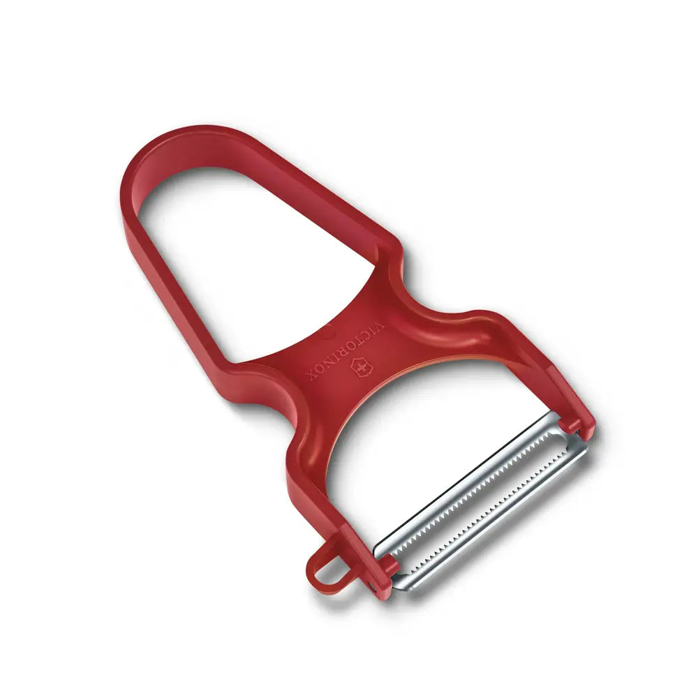 Victorinox RAPID Sparschäler, Zackenschliff, rot