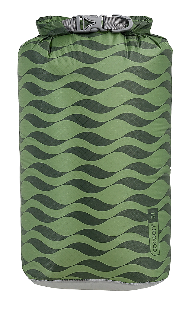 Cocoon Drybag Ultralight 5L Green Waves
