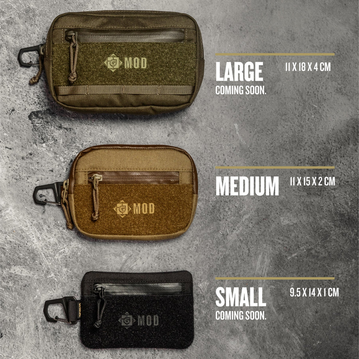 Grayl® G-MOD Flache Molle-Tasche L Black