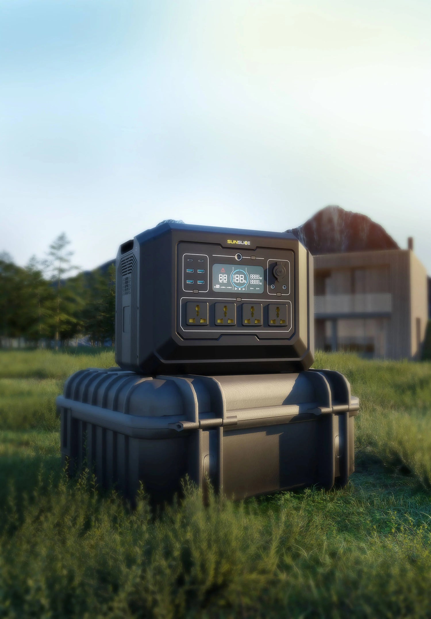 SunSlice Gravity 1024 Tragbarer Stromgenerator 1024 Wh (CH-Version)