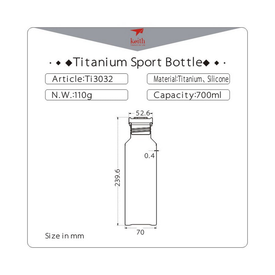 Keith Titanflasche 700ml