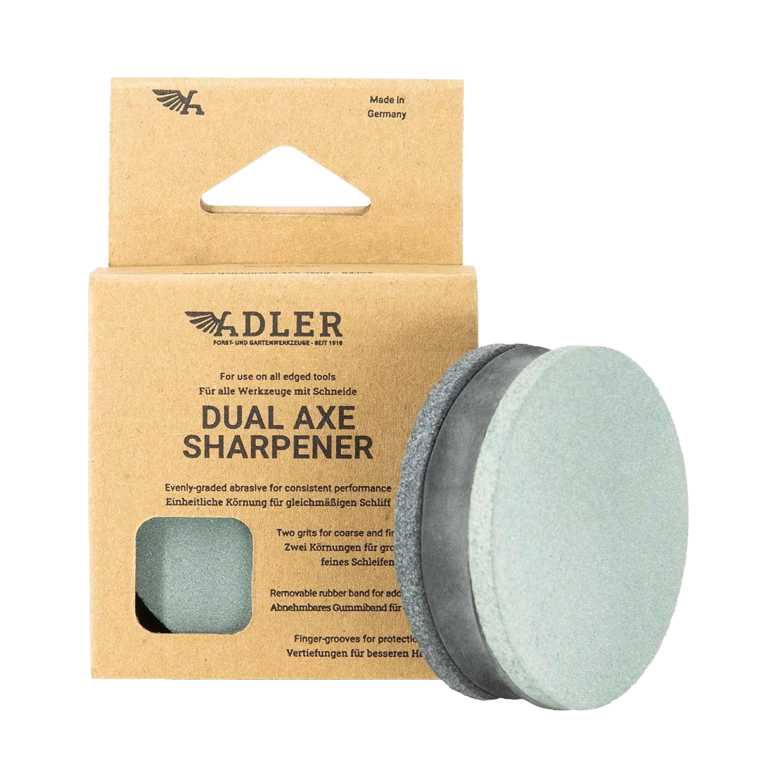 Adler Schleifstein 80/220 für Äxte & Beile