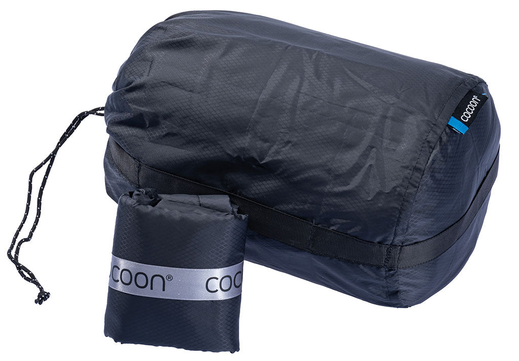 Cocoon Microfleece Polyester Pillow Stuff Sack M phantom black/light blue