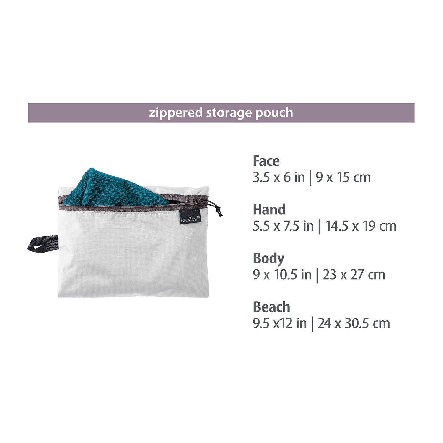 PackTowl Luxe Body (XL) Midnight