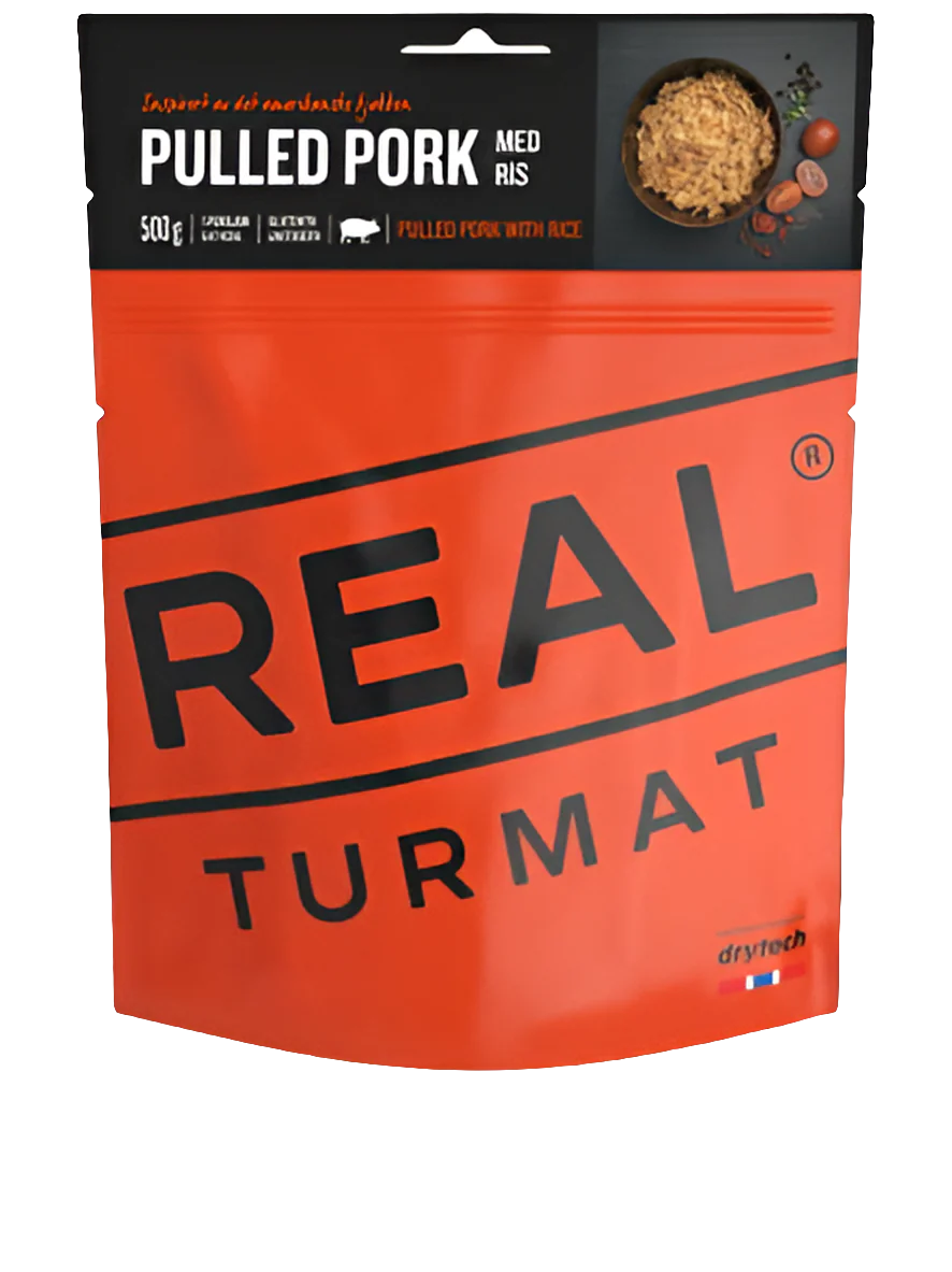 REAL Turmat  Pulled Pork mit Reis