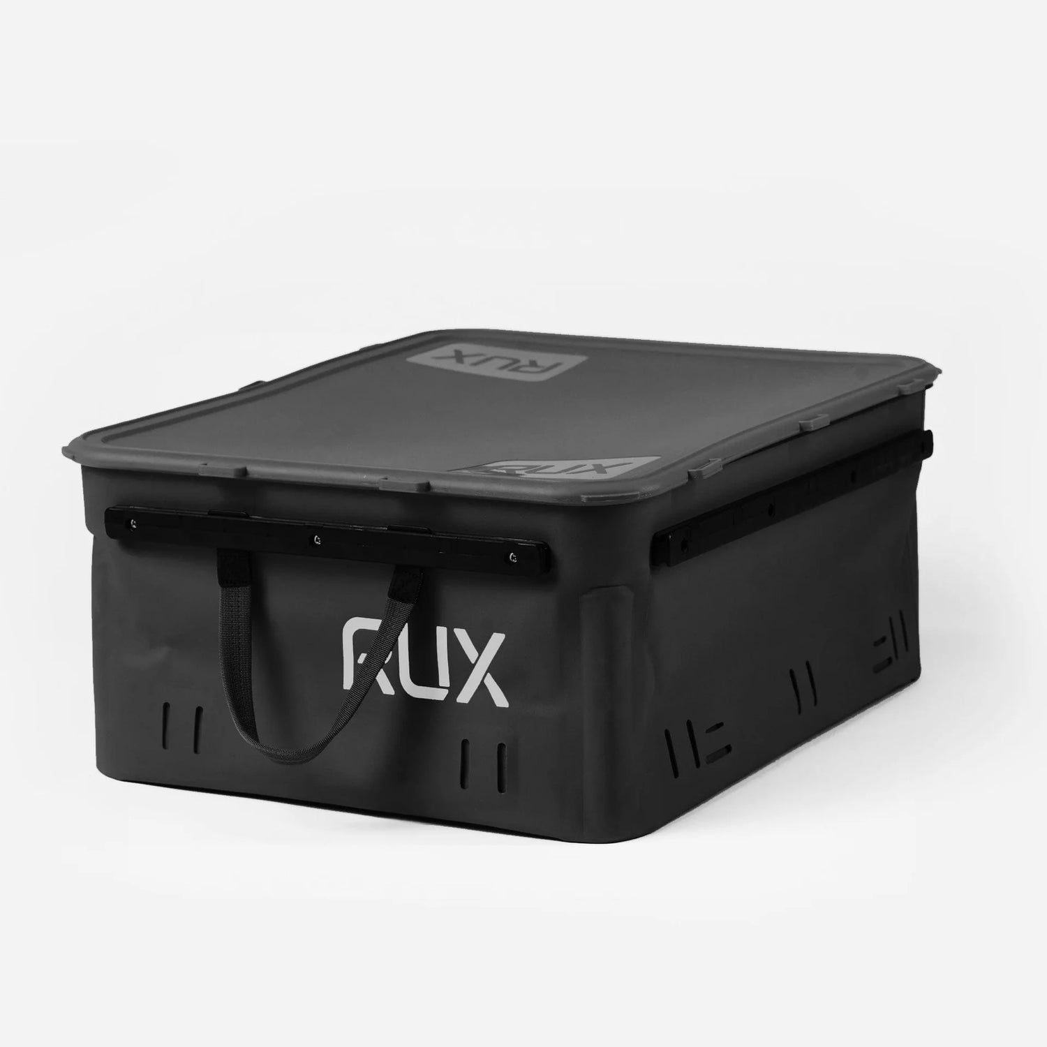 RUX 40L faltbare, wetterfeste 40-Liter-Transportbox (Press Seal) Black