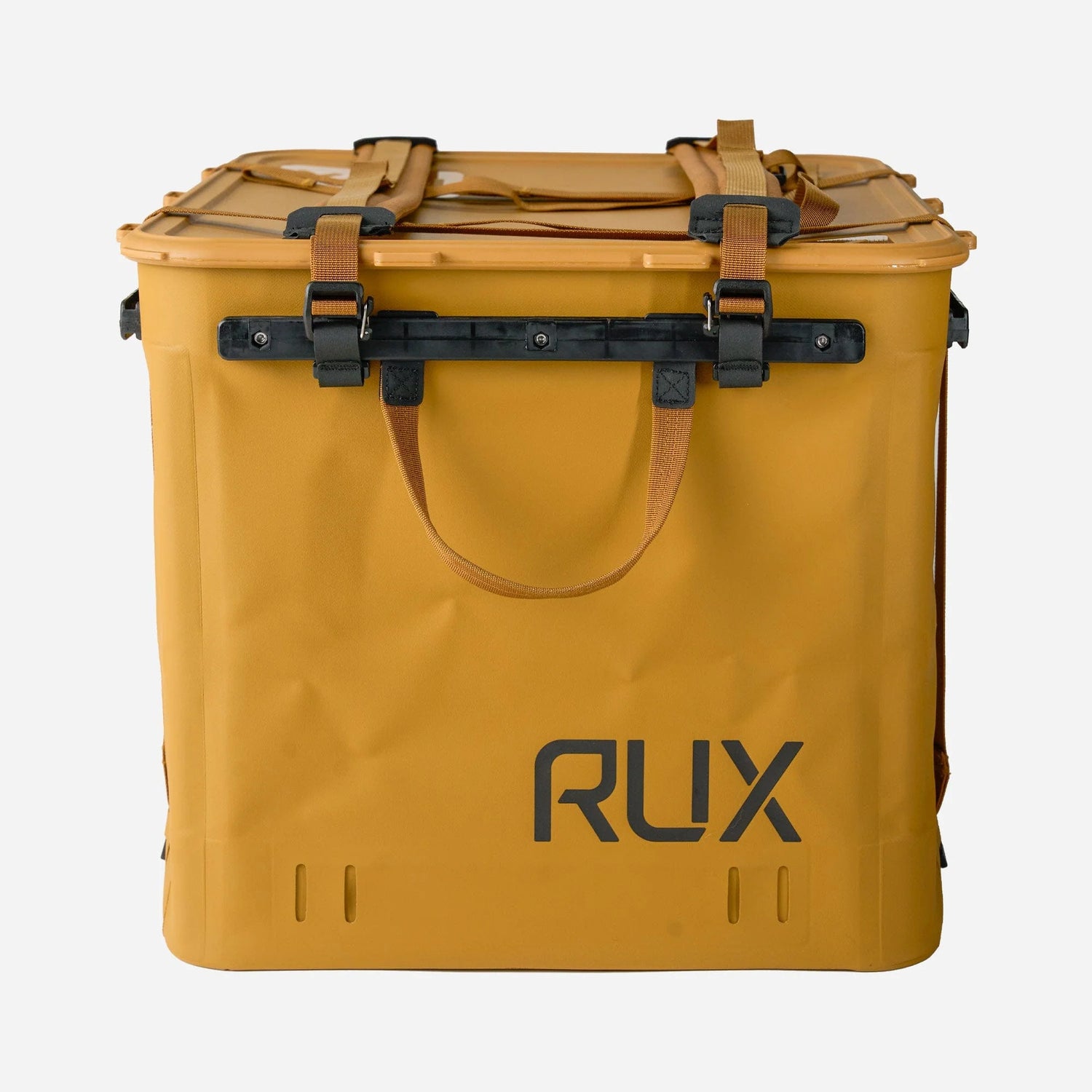 RUX 70L faltbare, wetterfeste 70-Liter-Transportbox (Press Seal) Bronze