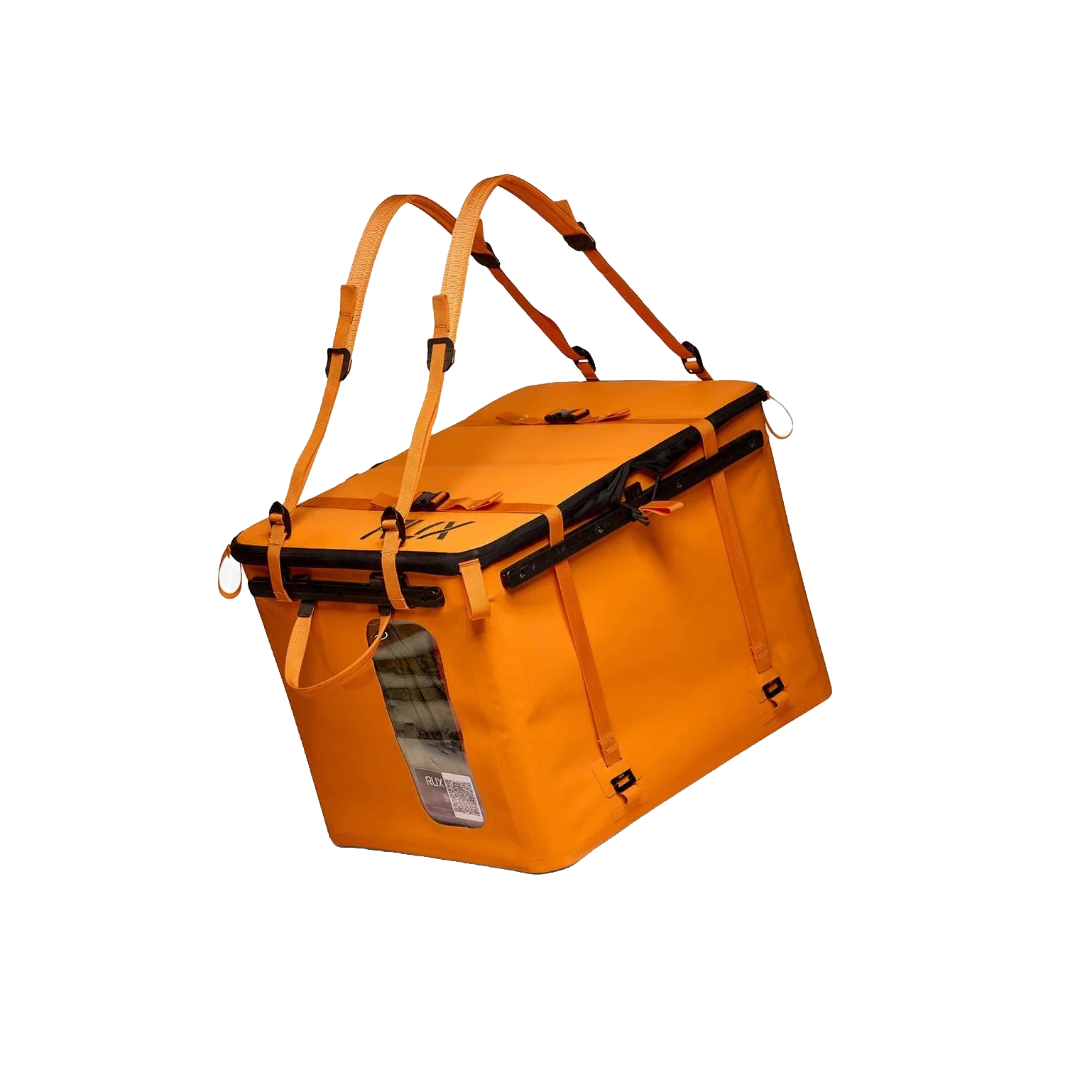 RUX 70L faltbare, wetterfeste 70-Liter-Transportbox (Tri-Fold) Orange