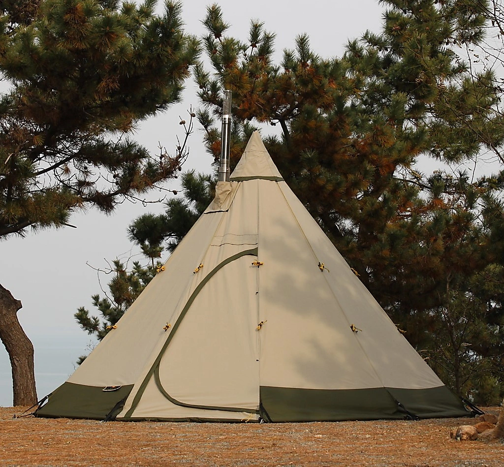 Tibetent Tipi 9 Alp Pro Ausstellungszelt Neuwertig