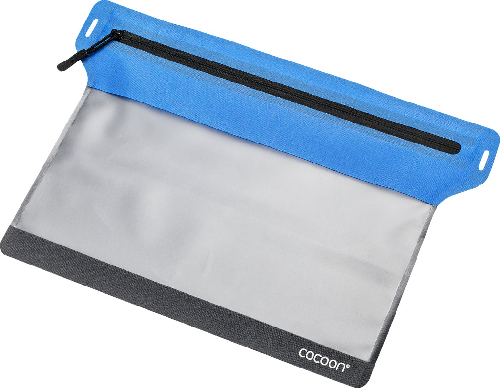 Cocoon Zippered Flat Document Bags Size M grey/blue