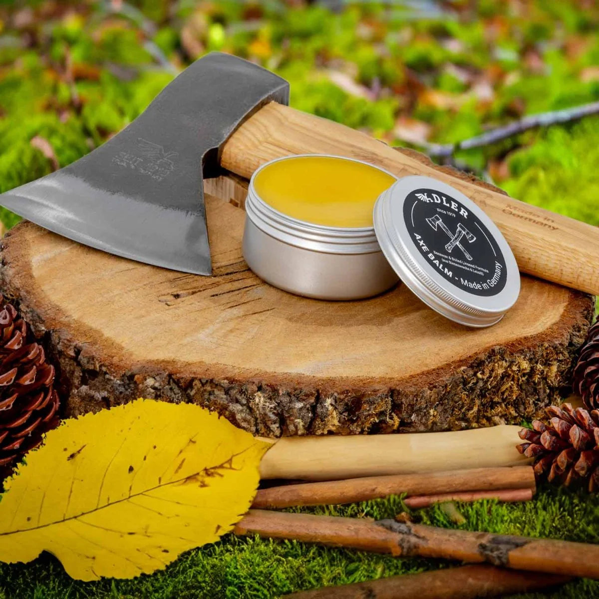 Adler Axt-Balsam (aus Bienenwachs, Leinöl, Nelkenöl)