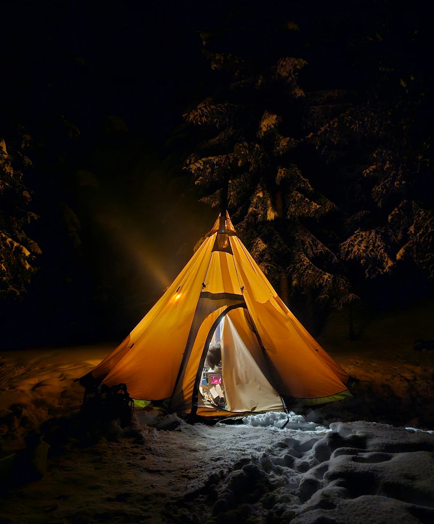Tibetent Tipi 9 Alp Pro Ausstellungszelt Neuwertig