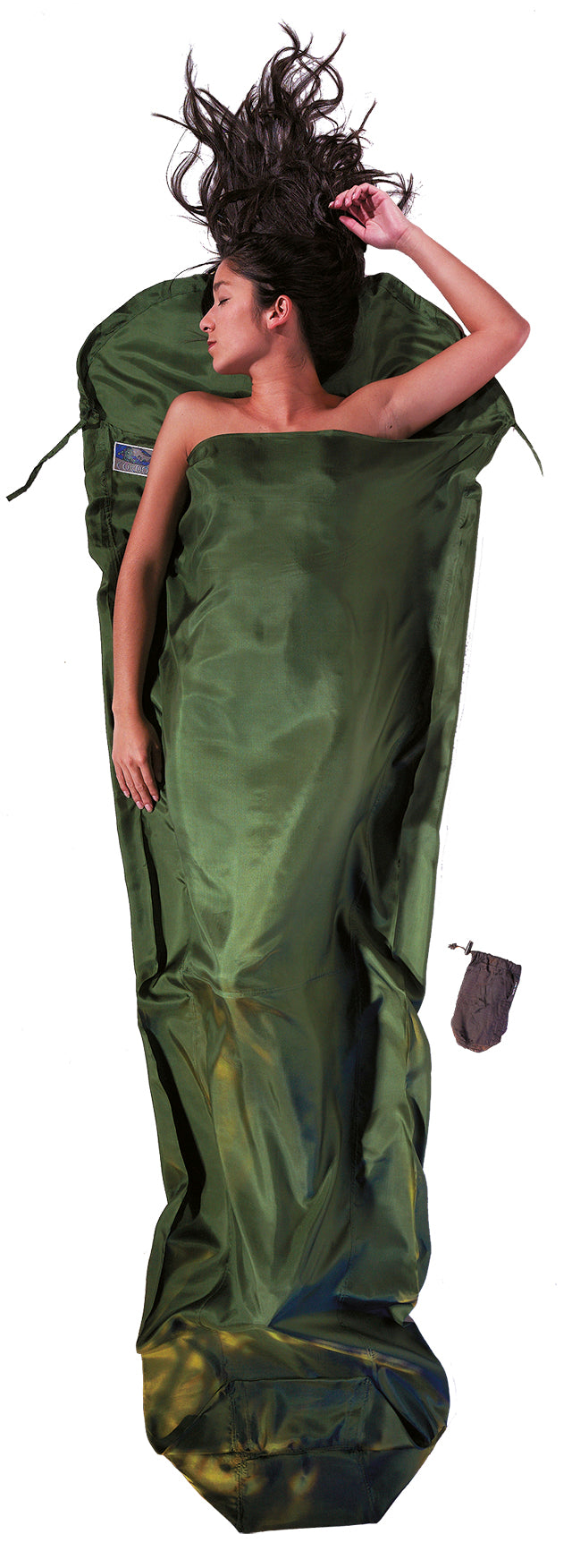 Cocoon Silk MummyLiner dark olive green